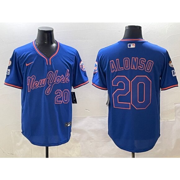 Mens Youths Kids Womens Pete Alonso Royal Jersey Stitched Blue